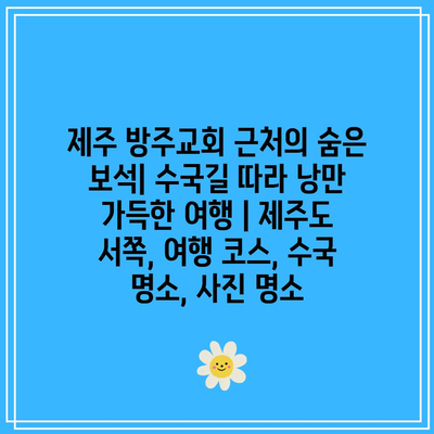 제주 방주교회 근처의 숨은 보석| 수국길 따라 낭만 가득한 여행 | 제주도 서쪽, 여행 코스, 수국 명소, 사진 명소